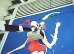 ラフォ−レ琵琶湖の壁画