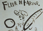 フルール・ド・ファリーヌ（京都・東洞院三条下ル）の手描き看板